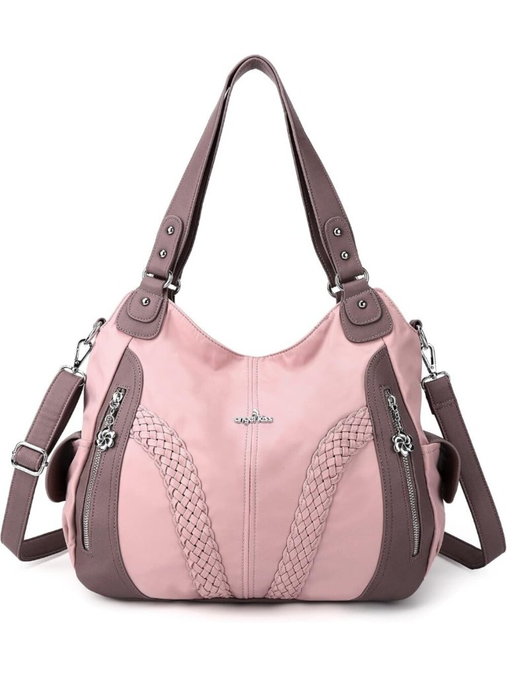 Stylish Women's Tote Bag - Fashionable Shoulder Satchel in Washed Synthetic